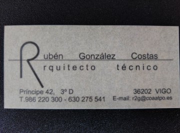 RubÃ©n GonzÃ¡lez Costas Arquitecto TÃ©cnico