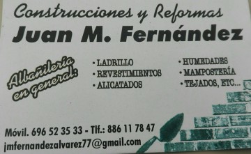 Construcciones y Reformas Juan Manuel Fernandez