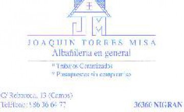 Construcciones JoaquÃ­n Torres Misa